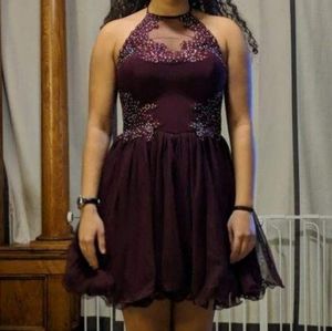 Plum/Wine Coronation Dress